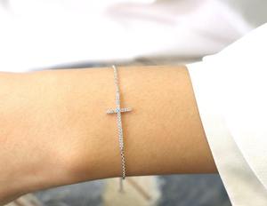 Pulsera de Eslabones de Plata de Ley 925 con Moissanita, Estilo Tenis, Joyería de Moda Hip Hop, Accesorio de Lujo de Diseñador - Product Image 1