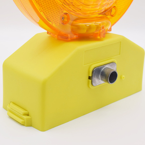 Amber/Red Giao Thông An Toàn Cảnh Báo Ánh Sáng Năng Lượng Mặt Trời Barricade Đèn - Product Image 4