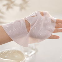 Masque en tissu sec Y125 à texture biomimétique, substrat lyophilisé 100 % microfibre super douce et dégradable, pour peau humaine