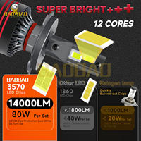 Bombilla LED para Faros Delanteros, Precio de Fábrica, 30000LM, 240W, 6000K, Canbus Sin Errores, Súper Brillante, para Auto, Repuestos de Auto, Lámpara para Auto