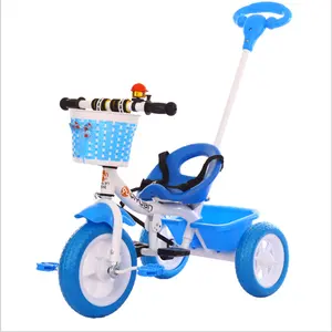 Twin Baby Toy Tricycle Children Baby 1 Year / Child Pedal Tricycle / Children Electric Tricycle With Trailer