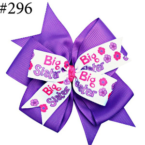 Lazos para el pelo <span class=keywords><strong>Paris</strong></span>, Sister & Fun Bows, tipo pinwheel, de cinta sólida, estilo boutique, para niñas, accesorios de pinza para el pelo - Product Image 3