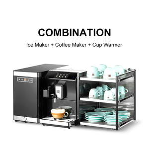 Cafetera automática para el hogar, máquina de café larga con leche caliente, agua, vapor latte, capuchino, con función de calentamiento de tazas, 16 tipos - Product Image 5