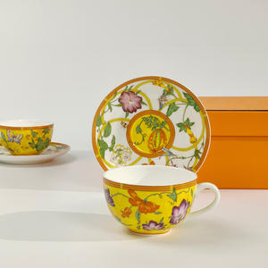 Promotion Nordic Yellow Bone China Dinner Plate and Porcelain Dinner Set - Product Image 2