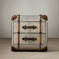 Table basse de salon en métal, style aviateur, moderne et industrielle, haut de gamme, pour cigares