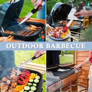 Juego de Parrilla para Barbacoa Guangfa de Acero Inoxidable y Resina PP con Resistencia al Calor para Acampar al Aire Libre, Herramientas para Cocinar y Tenedores - Product Image 5