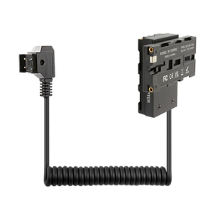 <span class=keywords><strong>C</strong></span>âble enroulé <span class=keywords><strong>D</strong></span>-<span class=keywords><strong>TAP</strong></span> DTAP vers batterie factice double face NP-F550 F750 F970 avec coupleur CC <span class=keywords><strong>USB</strong></span> <span class=keywords><strong>C</strong></span> pour appareil photo Sony - Product Image 1