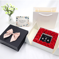 Vente en gros - Best-seller - Boîte cadeau romantique à double porte avec ruban et nœud pour la Saint-Valentin, un anniversaire de mariage