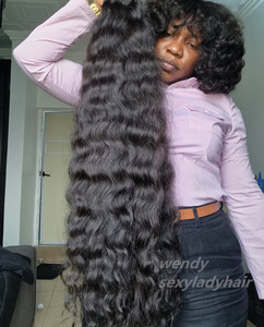 Ciocche di Capelli Grezzi Vietnamiti Lisci Naturali Neri da <span class=keywords><strong>10</strong></span> a 40 Pollici, Capelli Umani Vergini di Grado 15A - Product Image 5