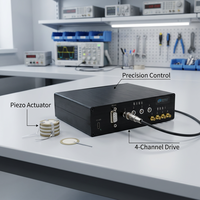 Contrôleur piézoélectrique DC-C52.MS4, pilote piézoélectrique 4 canaux pour actionneur piézoélectrique et positionnement de lentilles (0-120V, 0.5A, USB/RS422)