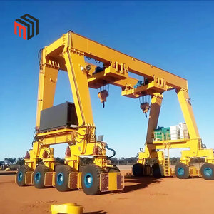 Di động rtg rmg khối đúc sẵn xử lý giàn cần cẩu giá đóng tàu <span class=keywords><strong>container</strong></span> cao su tyred giàn cần cẩu 20 25 50 100 tấn - Product Image 5