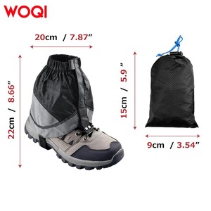 Guêtres de randonnée Woqi 42x55cm, imperméables, pour la montagne, unisexes, gris - Product Image 3