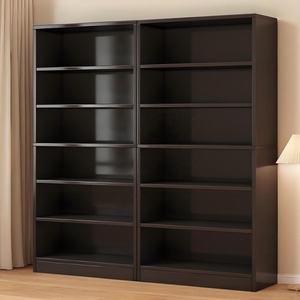 Estantería Abierta de Madera Maciza de Múltiples Niveles, Librería Alta Moderna y Minimalista de Gran Capacidad - Product Image 5