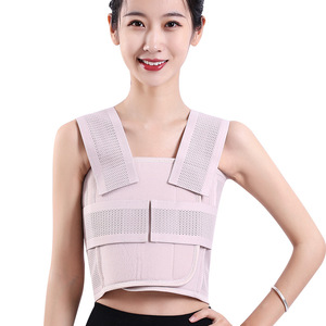 Attelle de soutien élastique respirante à côtes SMLXLXXL, bandage thoracique postopératoire, fournitures de thérapie pour la récupération des fractures thoraciques et vertébrales - Product Image 2