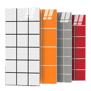 Pegatinas de Pared Autoadhesivas con Diseño de Cuadrícula, <span class=keywords><strong>Imitación</strong></span> de Azulejos, Impermeables, Resistentes a la Humedad, Antibacterianas, Resistentes al Aceite, de <span class=keywords><strong>PVC</strong></span>, Diseño Moderno para - Product Image 5