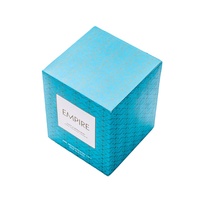 Boîte d'emballage personnalisée en carton recyclé écologique, prix usine, avec insert, pour bougies chauffe-plat, 350 g/m² brillant