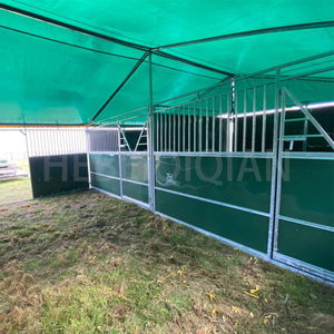 Abri pour animaux d'élevage portable de qualité européenne, écurie mobile pour chevaux, kits d'écuries et boxes pour chevaux avec toit - Product Image 4