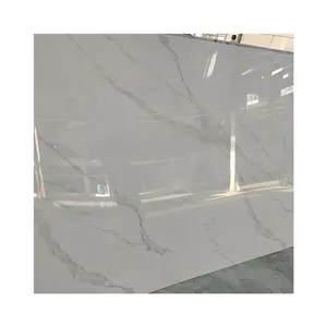 Phổ biến 3m rộng grey bê tông Matt đá cẩm thạch không thấm nước PVC Panel tường