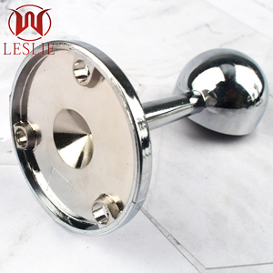 19/22/25Mm Đồ Nội Thất Tủ Quần Áo Phụ Kiện Lỗ Mù Chrome Rod Chủ Sở Hữu Vòng Hỗ Trợ Mặt Bích Cho Tủ Quần Áo - Product Image 4