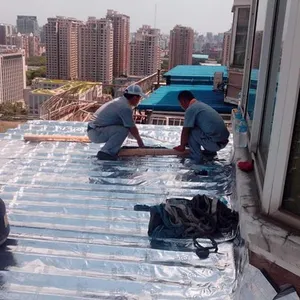 High Polymer <strong>Building</strong> <strong>Materials</strong> Self Adhesive Modified <strong>Bitumen</strong> Aluminum Foil Roofing Waterproof Membrane - Product Image 5