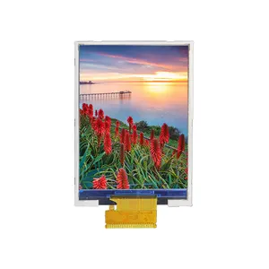 Modul layar LCD TFT 2.8 inci 240*320 MCU 2.8 inci QVGA ST7789 24Pin tampilan LCD pabrik menyesuaikan Panel sentuh CTP