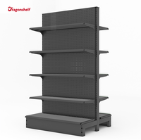 Étagère en fil métallique robuste sur mesure, présentoir de vente au détail sur pied pour supermarché, étagères pratiques pour bonbons et en-cas, mini-étagère