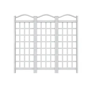 Fentech Wit Kleine Plastic Pvc Vinyl Rooster Plant Tuin Trellis