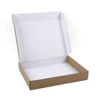 T-shirt en papier Kraft ondulé avec Logo, personnalisé, emballage de courrier, pour vêtements, 10 pièces
