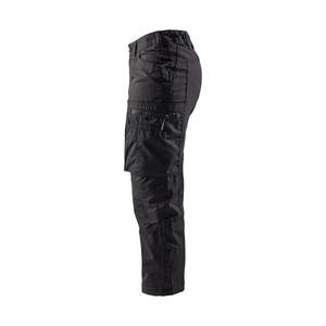 BLAKLADER - 712918459900D19 Pantalones piratas de servicio para mujer con negro elástico-PANTALONES DE TRABAJO EAN 7330509816325 PANTALONES CORTOS DE TRABAJO - Product Image 5