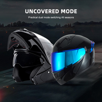 Casque de moto modulaire rabattable en ABS, accessoires de moto, vente en gros d'usine professionnelle OEM ODM, personnalisation DOTcascos