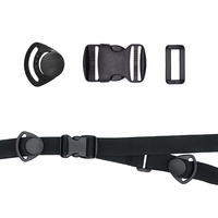 Accessoires pour casque de moto, sangle en nylon, clip pour casque, sangle de mentonnière, boucle de casque en plastique à dégagement latéral, pièces de sac