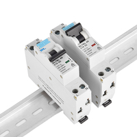 Disyuntor de corriente residual de tipo A, OEM, 1P + N/2P/3P/3P + N/4P, poste 63a Elcb/RCD/RCCB/rcbo