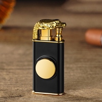 Briquet Torche Dragon Double Flamme Commutable Pas Cher Vente en Gros Personnalisé Rechargeable