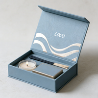 Boîtes en carton rigides magnétiques sur mesure de haute qualité OEM pour pots de bougies, emballages cadeaux en papier pour la décoration de la maison