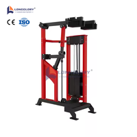 Appareil de musculation professionnel à charges sélectionnables pour les mollets debout, avec empilages de 300 lb