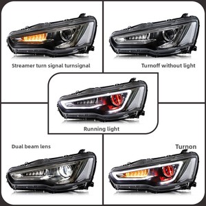 Conjunto de Faros LED Modificados de 12V para Yishen D 2008-2016, Luces de 55W, 4600 Lúmenes, 5600K, Luz Trasera LED Completa con Efecto de Flujo - Product Image 5