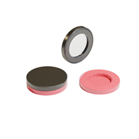 Palette de fards à paupières vides en plastique personnalisés Jinze boîte d'emballage ronde de boîtes de fards à paupières magnétiques cosmétiques