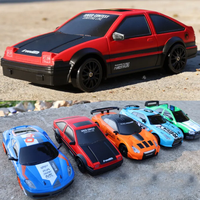 1:24 Ölçekli Wi-Fi Uzaktan Kumandalı 4 Kanallı 35m Menzilli Drift Arabası Üstün RC 4WD Kullanıma Hazır İç-Dış Mekan Çocuk Yarış Oyuncağı 1080p FHD