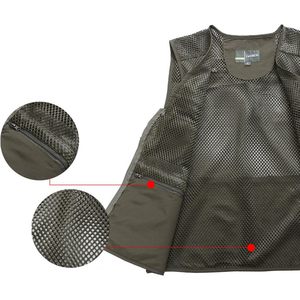 Chaleco de malla de secado rápido para hombre FOXA con múltiples bolsillos para pesca, senderismo, viajes y fotografía - Product Image 4