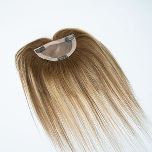 Extensiones de Cabello Humano con Flequillo de Color Rubio Personalizado de 5x3 Pulgadas para Mujeres Bonitas, con Clip - Product Image 6