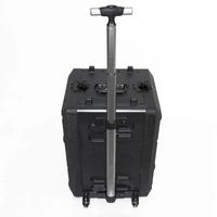 Boîtier de rack pour équipement d'amplification/DJ 4U 6U avec mousse pour microphone pour système audio