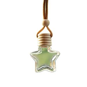 Botella de Vidrio de 10 ml con Forma de Estrella para Ambientador de Coche, Botella Vacía para Colgar en el Coche, Difusor de Aceites Esenciales y Perfumes - Product Image 2