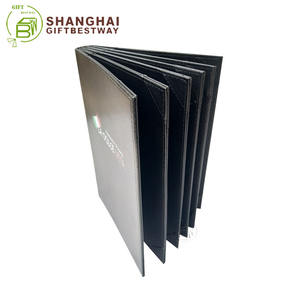 उच्च गुणवत्ता 6 पैनलों = 10 विचार पु चमड़े नई शैली मेनू कवर - Product Image 3