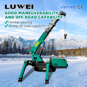 מנוף עכביש הידראולי 5 טון עם שלט רחוק אוטומטי לחלוטין, ניתן להתאמה אישית, לעבודה בגובה ובפנים מבנים. - Product Image 5