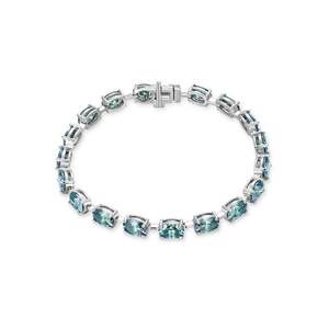 All <b>Fashions</b> Fine Jewelry Women <b>Tennis</b> <b>Bracelet</b> Inspired by Oval Stone Moissanite Wholesale Charm Designers for Party Occasions - Product Image 1
