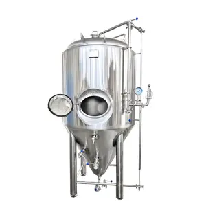 Tonsen stok 5bbl 10bbl 20bbl konik fermantasyon tankı yan rögar bira fermenter