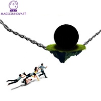 Balle de Test de qi, gros plan rebondissant, compétences magiques, pas de boule rebondissante, accessoires physiologiques, blague comique Margia, jouet classique drôle