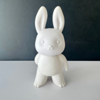 DIY 2026 Figurine de sculpture en résine blanche vierge pour peinture fluide, style brique blanche, pour la décoration intérieure