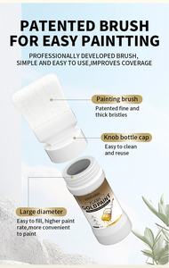 <span class=keywords><strong>Peinture</strong></span> métallisée au <span class=keywords><strong>latex</strong></span> à base d'eau, couleur or feuille d'or, <span class=keywords><strong>pour</strong></span> extérieur, <span class=keywords><strong>pour</strong></span> métal, bois, meubles métalliques, ciment, poterie - Product Image 4