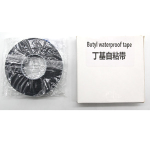 Ad <span class=keywords><strong>alta</strong></span> potenza lampeggiante foglio di alluminio autoadesivo tetto butilico sigillo in gomma 1/2 \ "doppio lato grigio impermeabile resistente all'acqua - Product Image 4